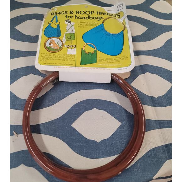Vintage Rings and hoop Handles for Handbags NWT - Picture 1 of 3